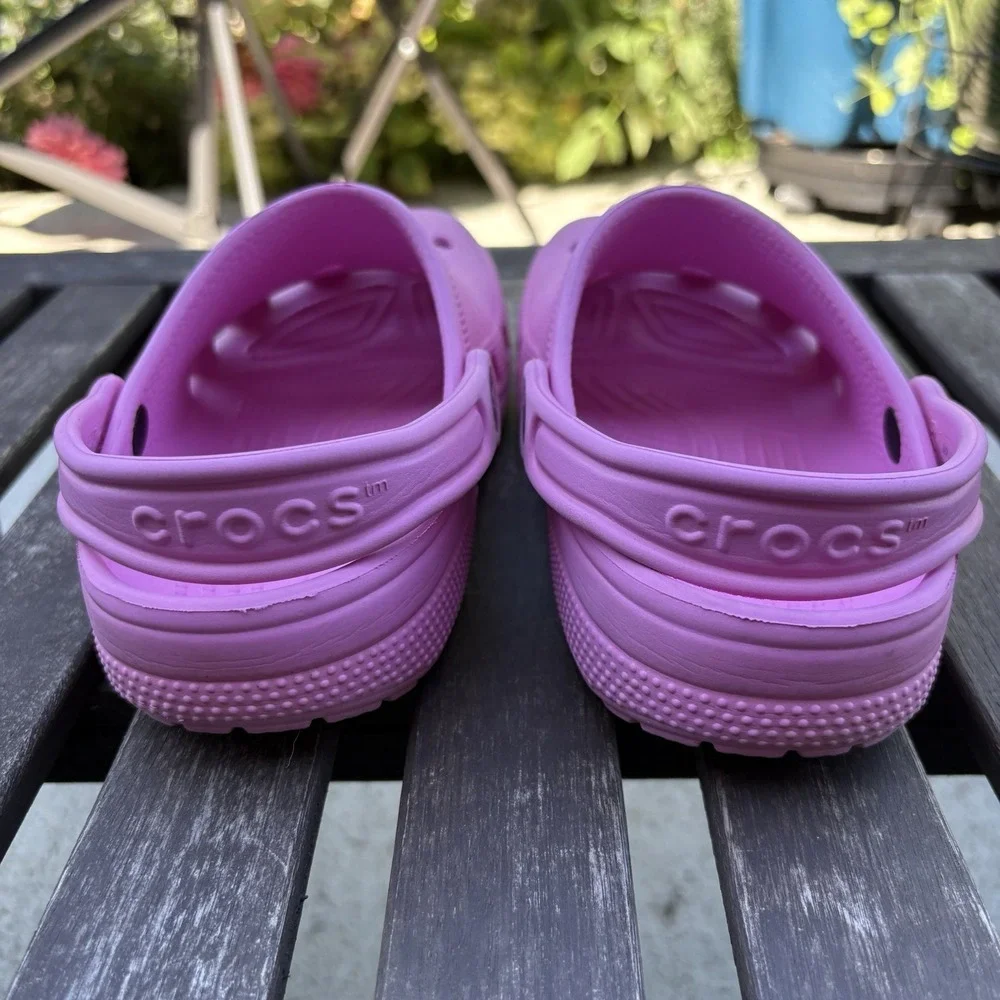 Crocs Kids J2 Pink Classic Clog Barbiecore Lightweight